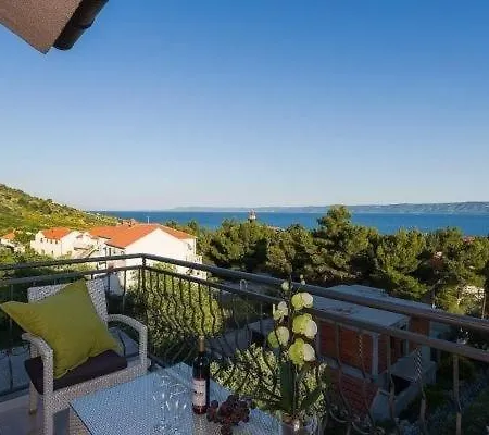 Apartment In With Sea View, Balcony, Air Conditioning, Wifi 156-2 Bol